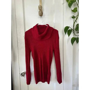 Rina Rossi Women’s size Medium red turtleneck